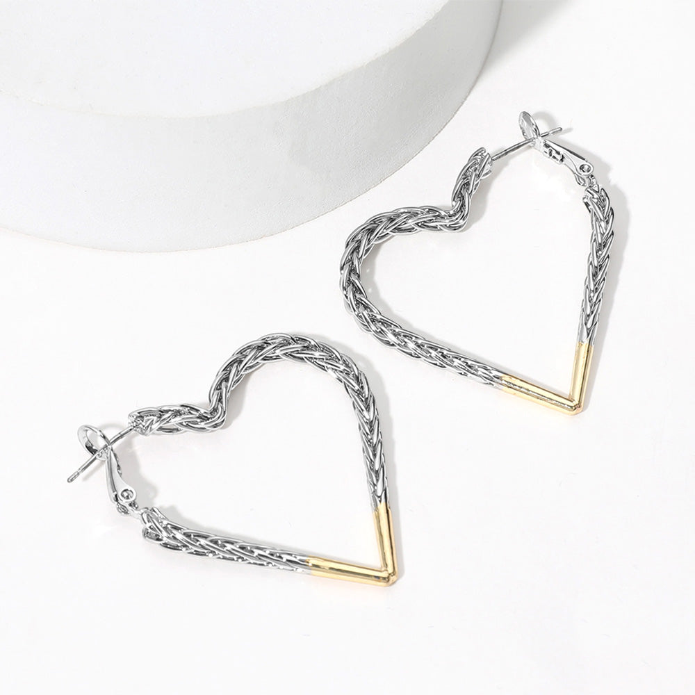 Designer Inspired Heart Earrings