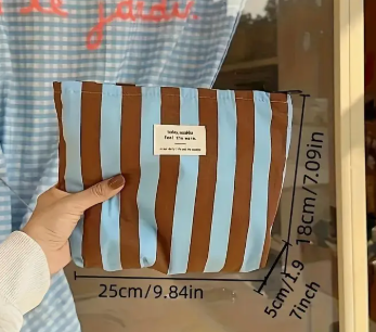 Striped Travel Bag