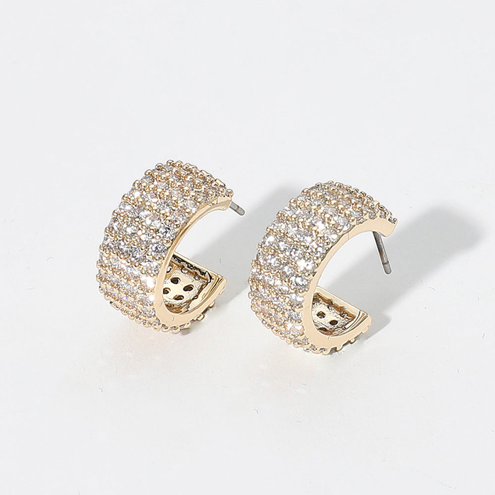 Rhinestone Hoops