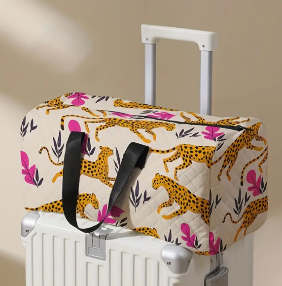 Leopard Duffle Bag