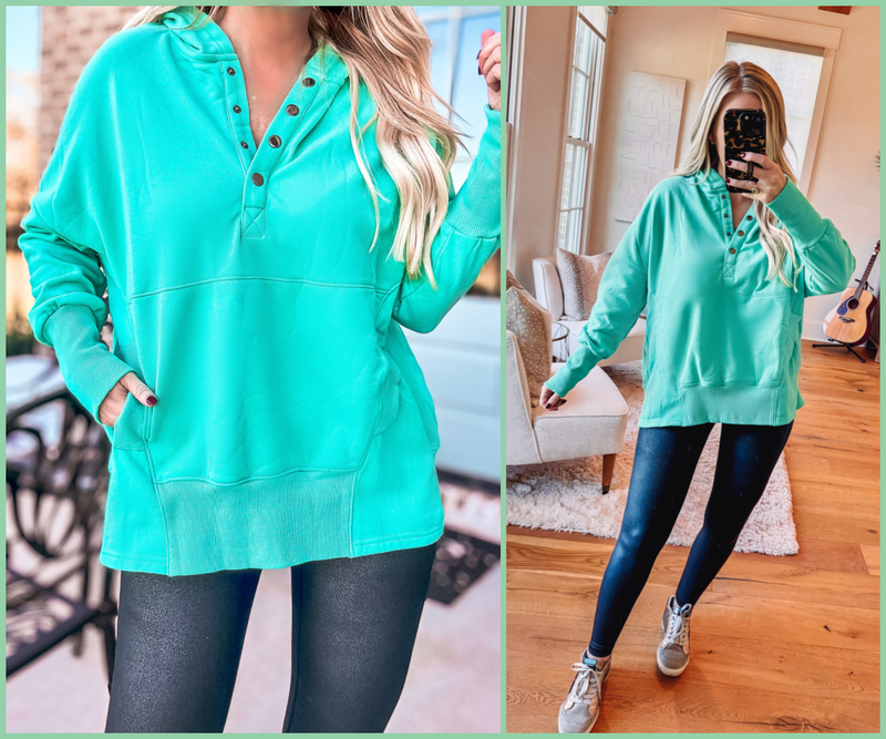 Highness Hoodie - Turquoise