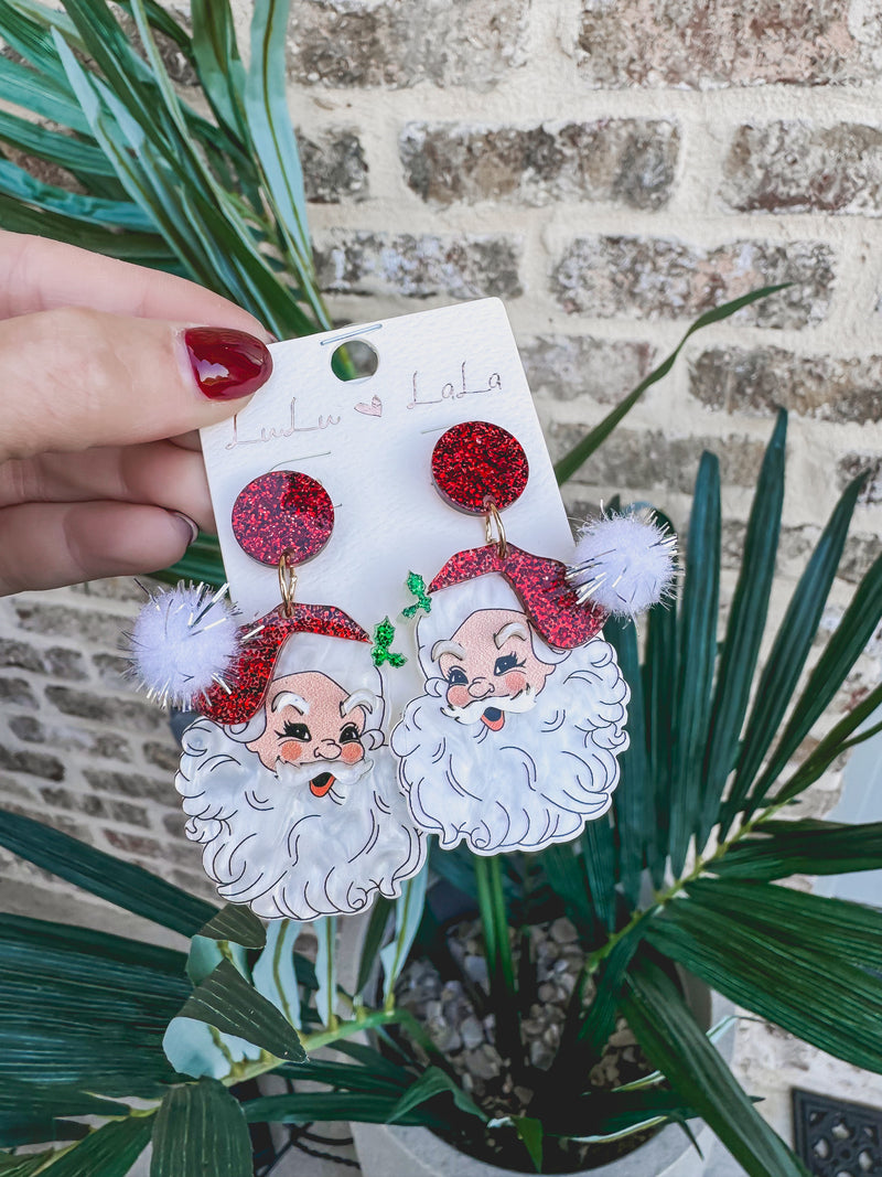 Santa Earrings