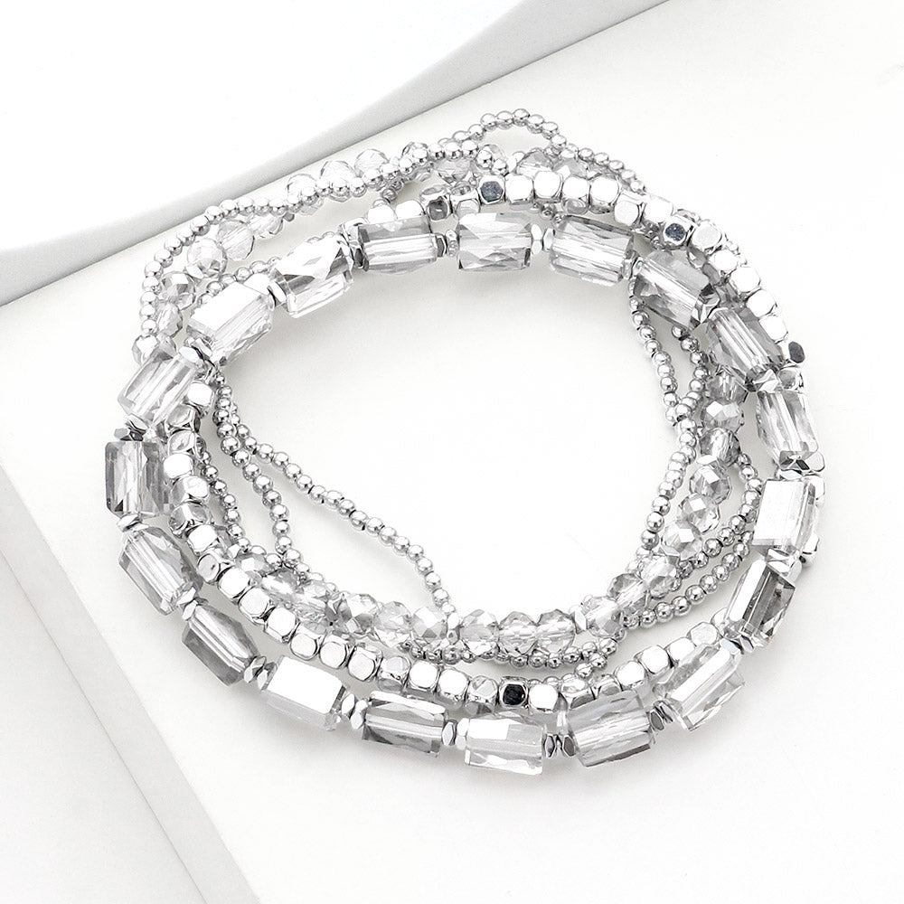 Silver Bracelet Set