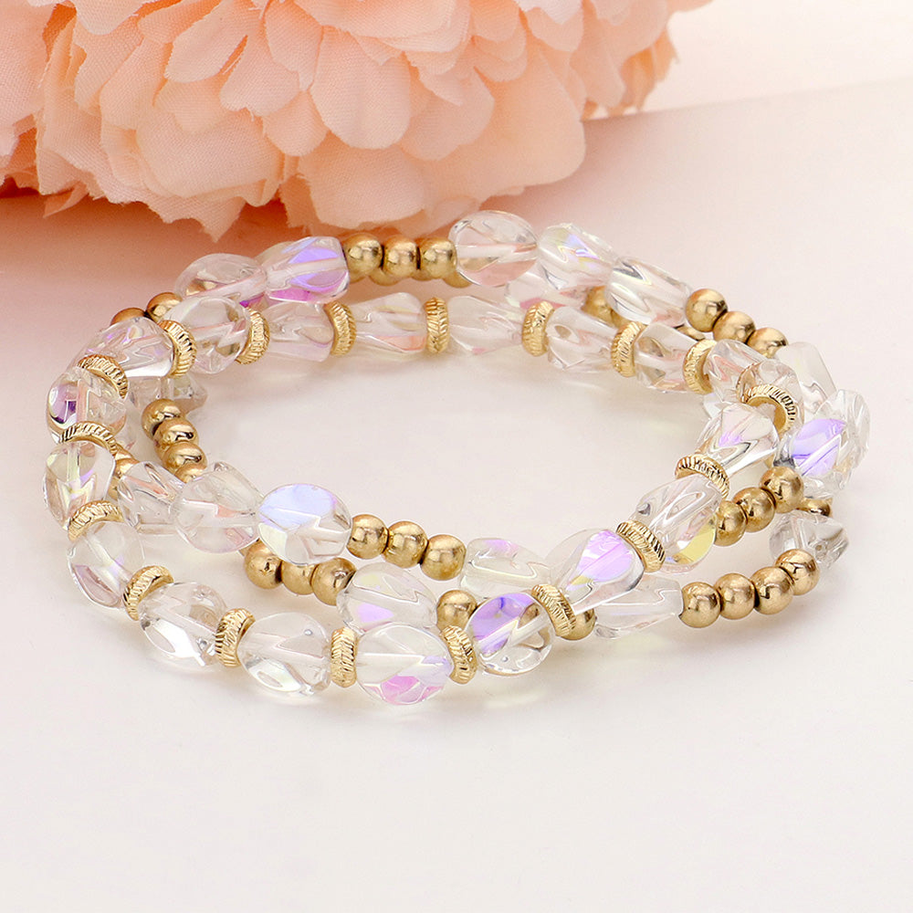 Iridescent Bracelet Set