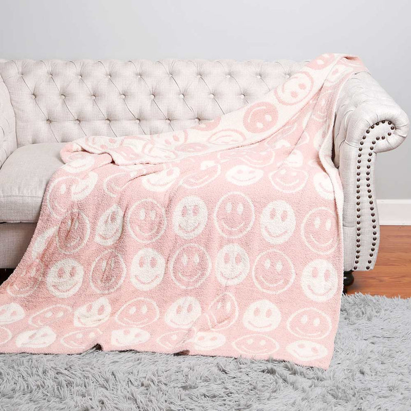 Smile Blanket - Baby Pink