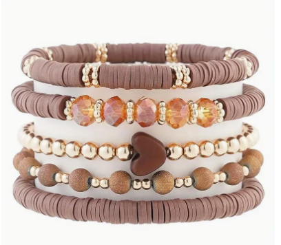 Brown Bracelet Set