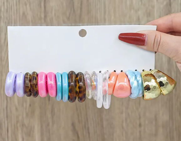 Colorful Hoop Set