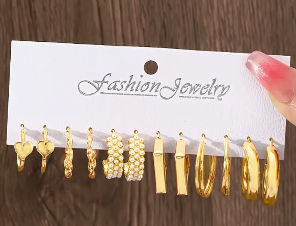 Gold Hoop Set