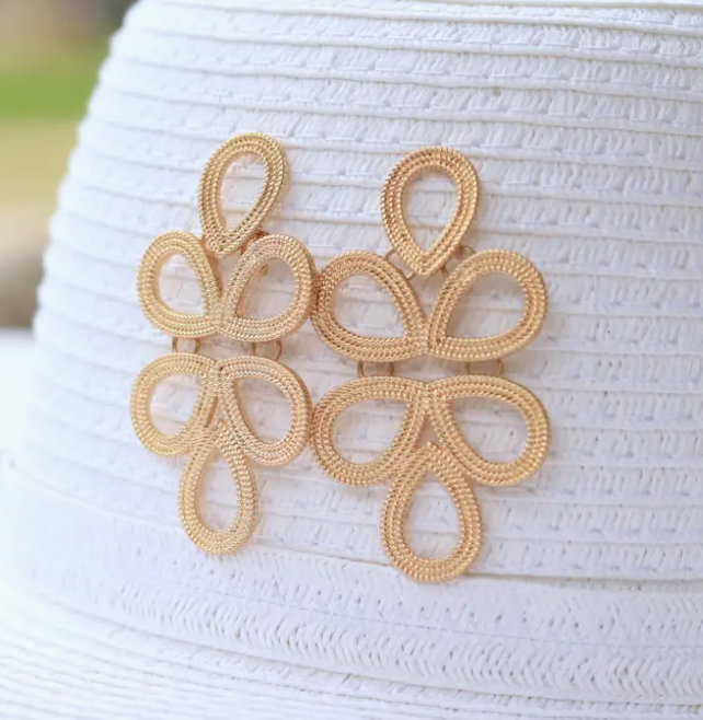 Gold Statement Earrings
