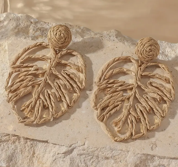 Raffia Earrings