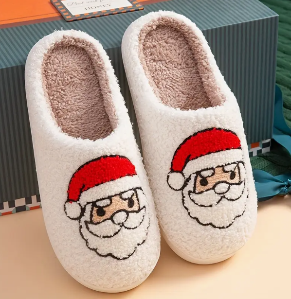 Kids Santa Slippers