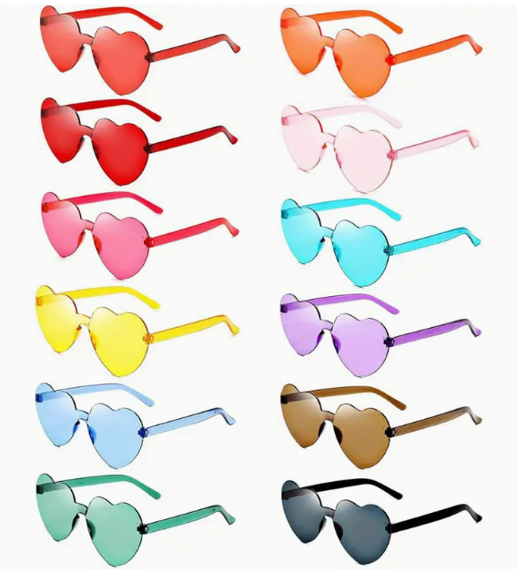 Assorted Heart Sunglasses